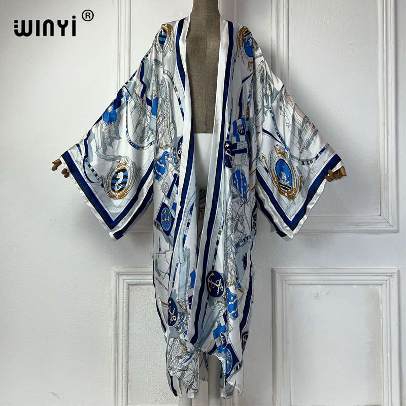 WINYI 기모노 여름 kaftan beachwear  - Cover Up Kaftan 리뷰 및 가격