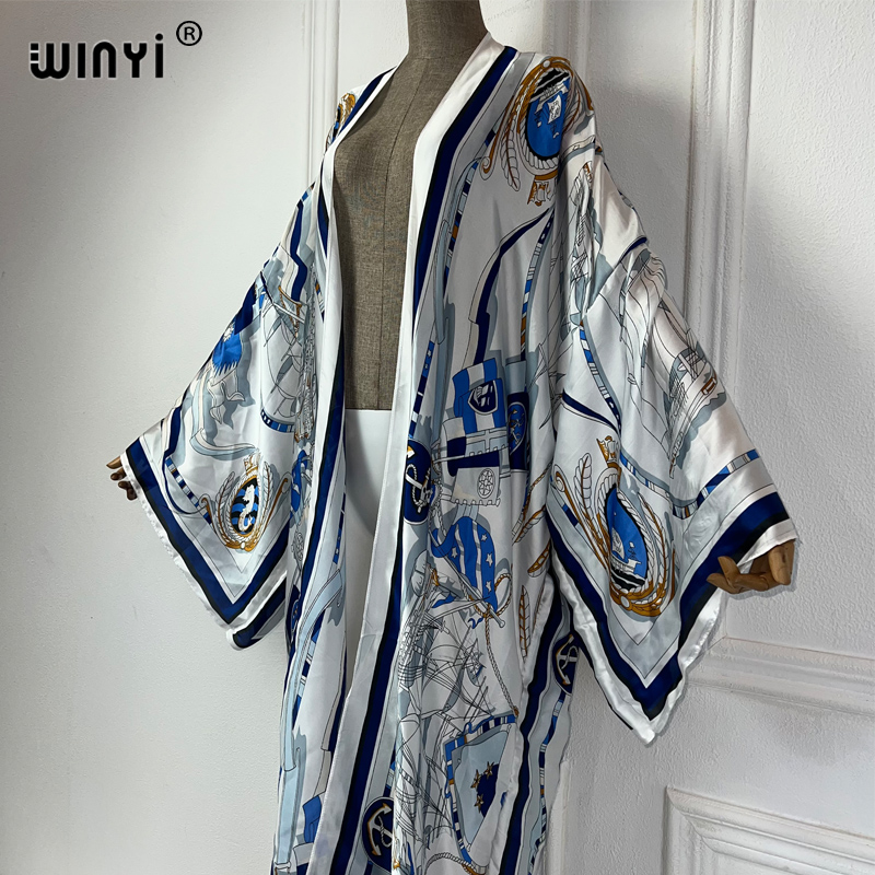 WINYI 기모노 여름 kaftan beachwear  - Cover Up Kaftan 리뷰 및 가격