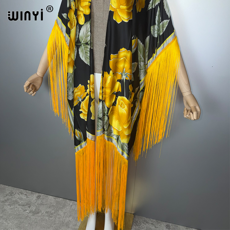 WINYI 아프리카 키모노 커버업 보헤미안 프린트 비키 - Cover Up Kaftan 리뷰 및 가격