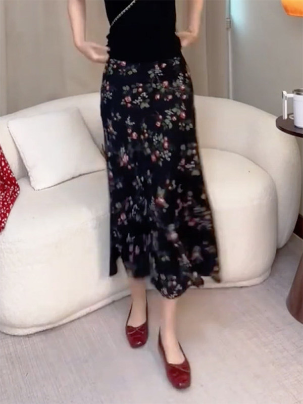 여름 신상 하이웨이스트 플로럴 프린트 A라인 미디 스커 - Midi Skirt Floral 리뷰 및 가격