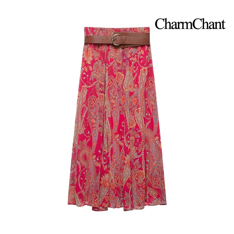 CHARMCHANT 여성용 페이즐리 프린트 홀터넥 러플 - Romper Floral Print 리뷰 및 가격