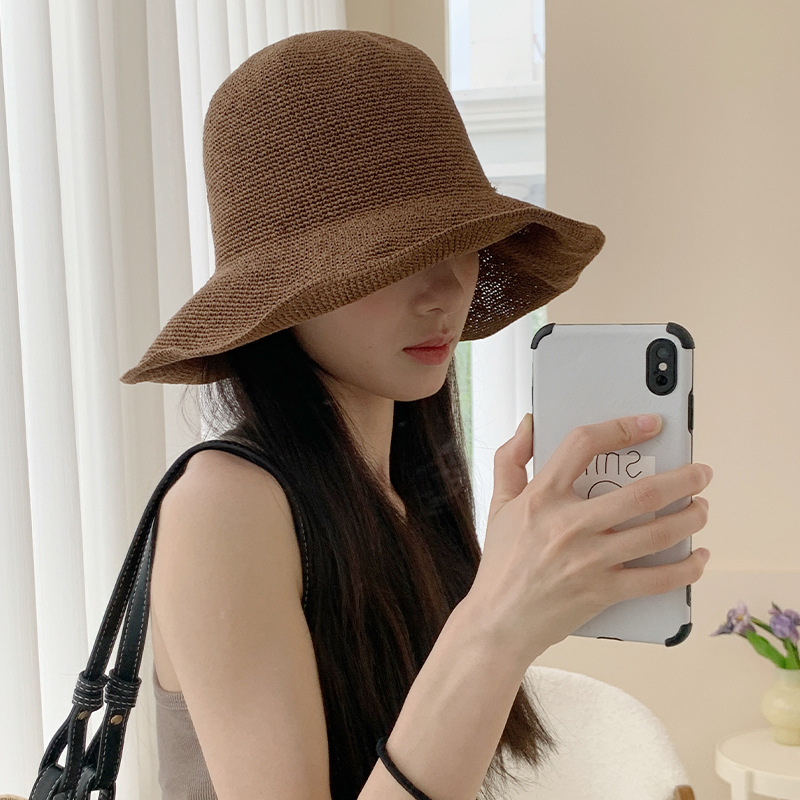 2025년 신상 종이 빨대 햇빛 가리개 여성용 챙넓은  - Hat Floppy Wide 리뷰 및 가격