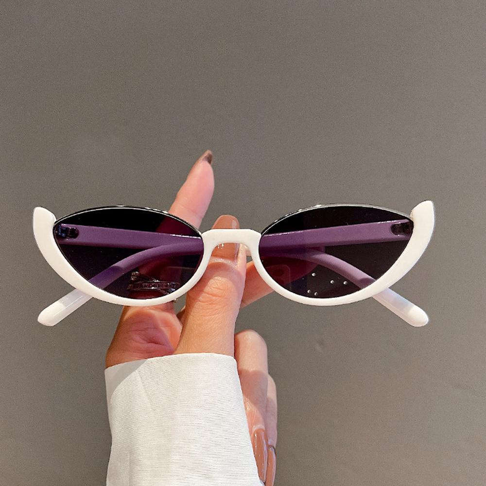 빈티지 스몰 여성 남성용 하프 프레임 선글라스 캣아이  - Sunglasses Cat Eye 리뷰 및 가격