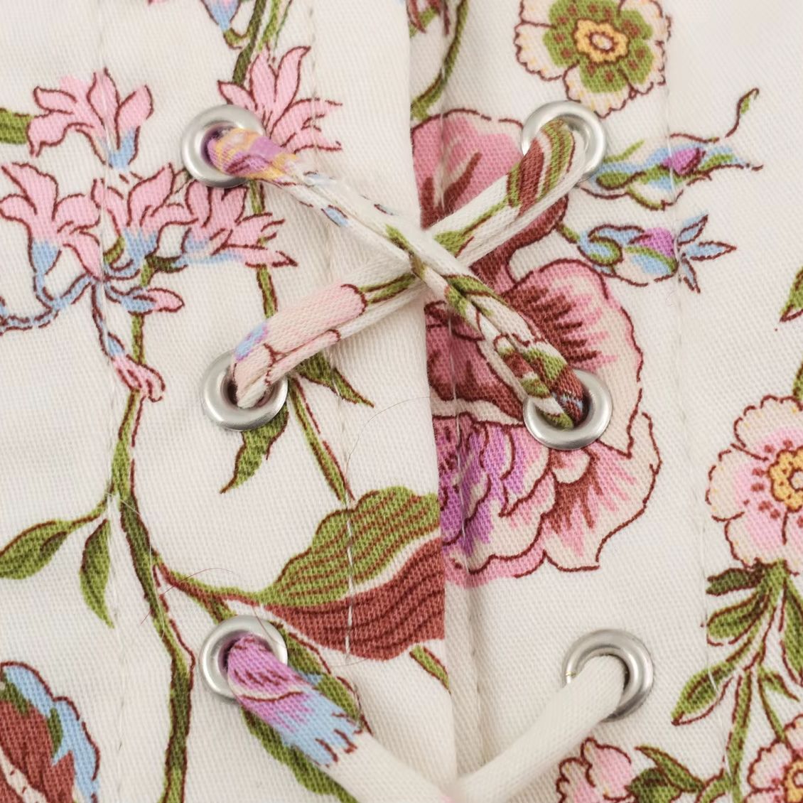 2026년 여름 여성 우아한 2피스 세트 중국식 매듭  - Romper Floral Print 리뷰 및 가격