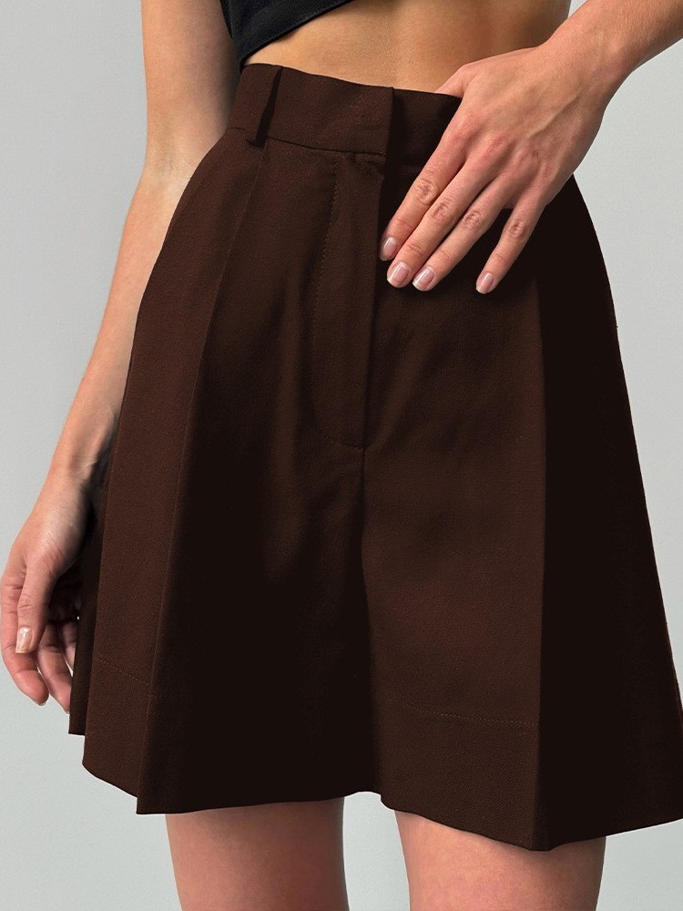 캐주얼 린넨 와이드 레그 쇼츠, 루즈 핏 슬리밍 하이  - Linen Pant Wide 리뷰 및 가격