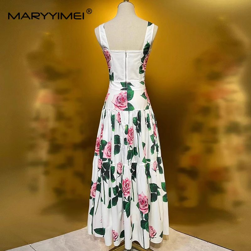 MARYYIMEI 꽃무늬 플리츠 스플라이싱 패션 슈트  - Romper Floral Print 리뷰 및 가격
